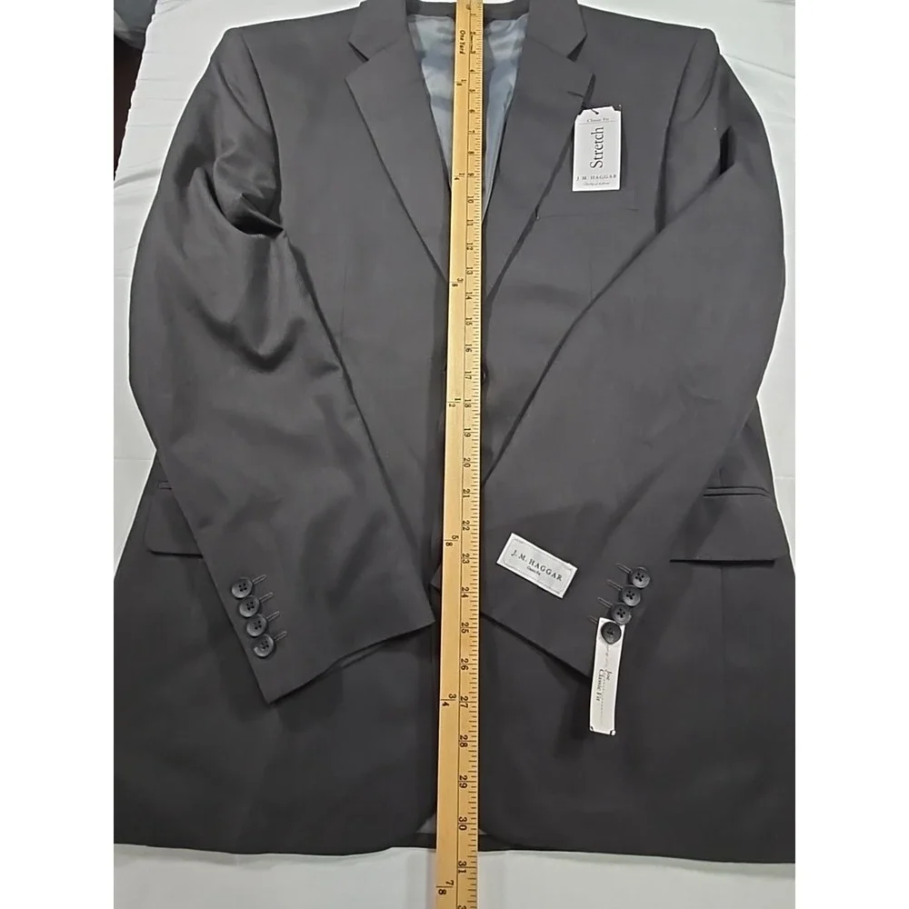 NWT Haggar Stretch Blazer 40R Classic Career Sport‎ Coat Men's